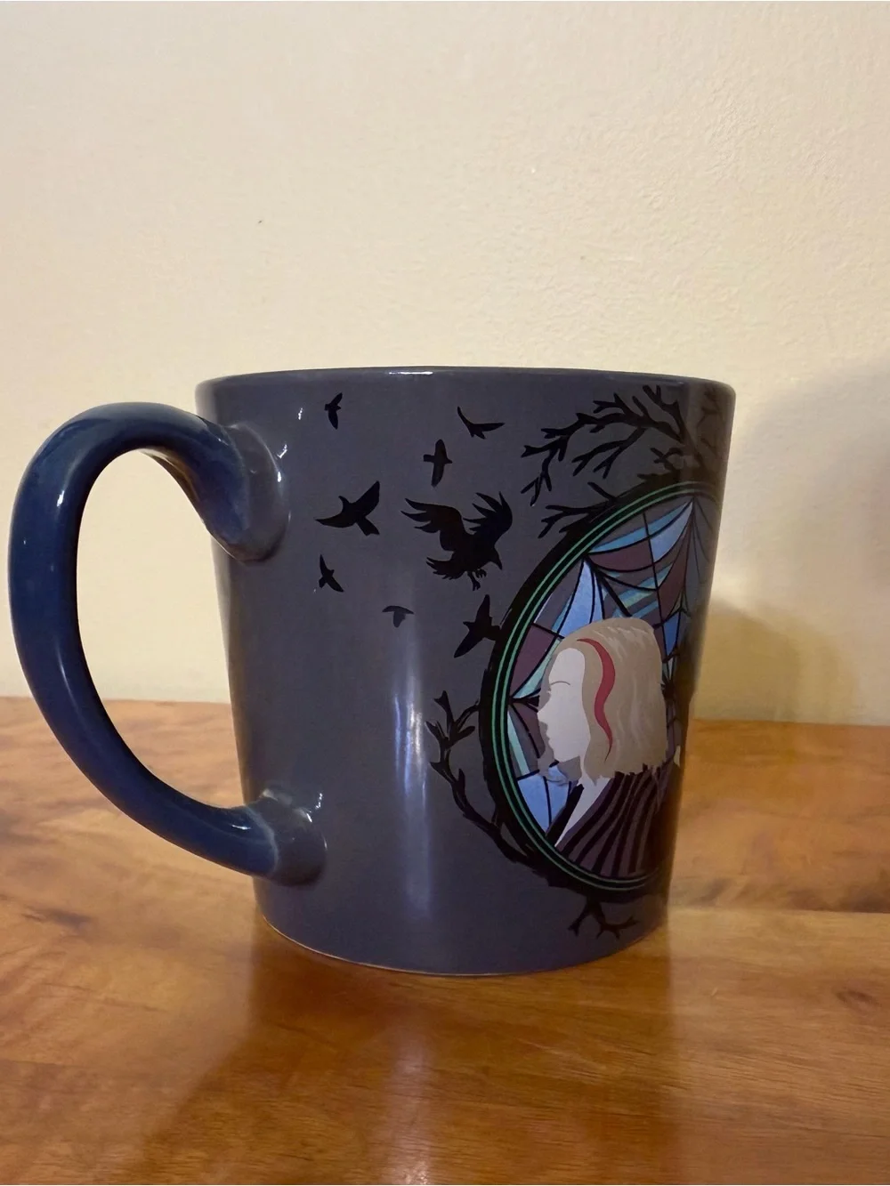 Zak! Wednesday Addams Nevermore Academy Ceramic Coffee Mug Gray 15 fl oz
